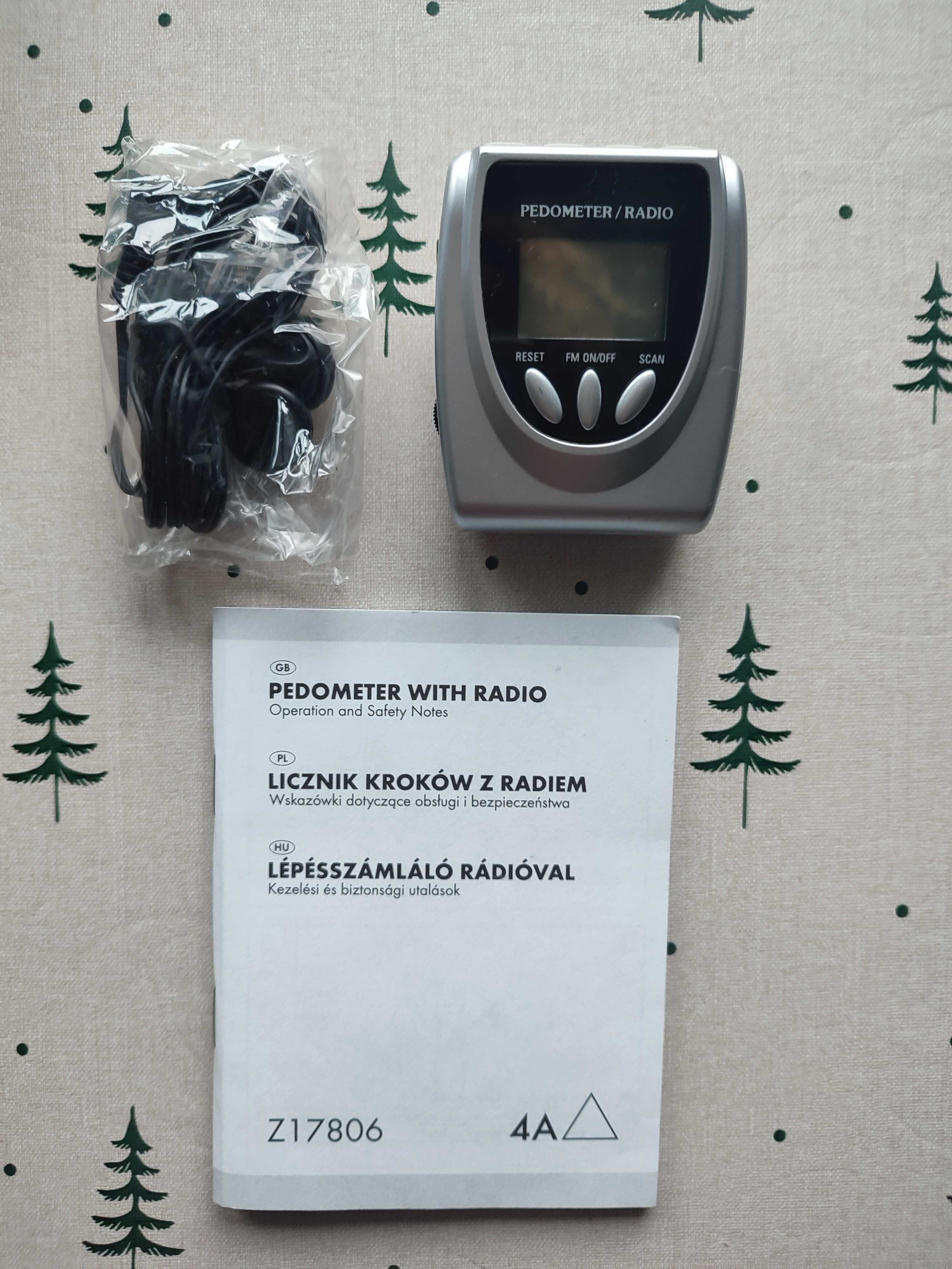 Licznik kroków z radiem