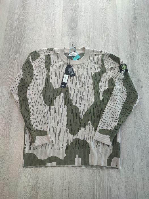 Светр STONE ISLAND Rain Camo | Mixed Yarn sweater свитшот свитер