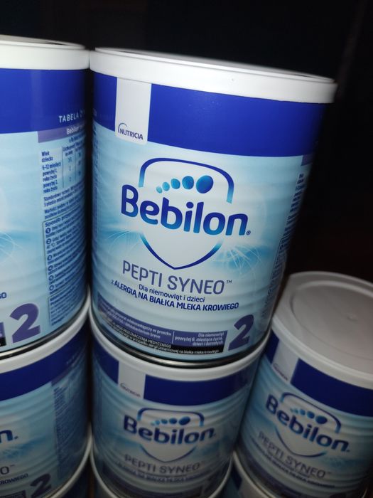 10 nowych puszek mleka Bebilon Pepti Syneo 2