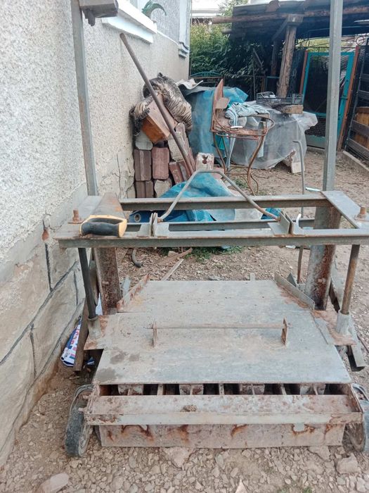 Станок на 4 шлакоблоки