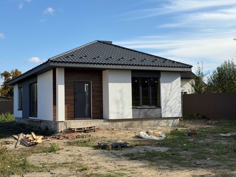 Сучасний будинок у с. Колоденка, 80 м², 10 соток