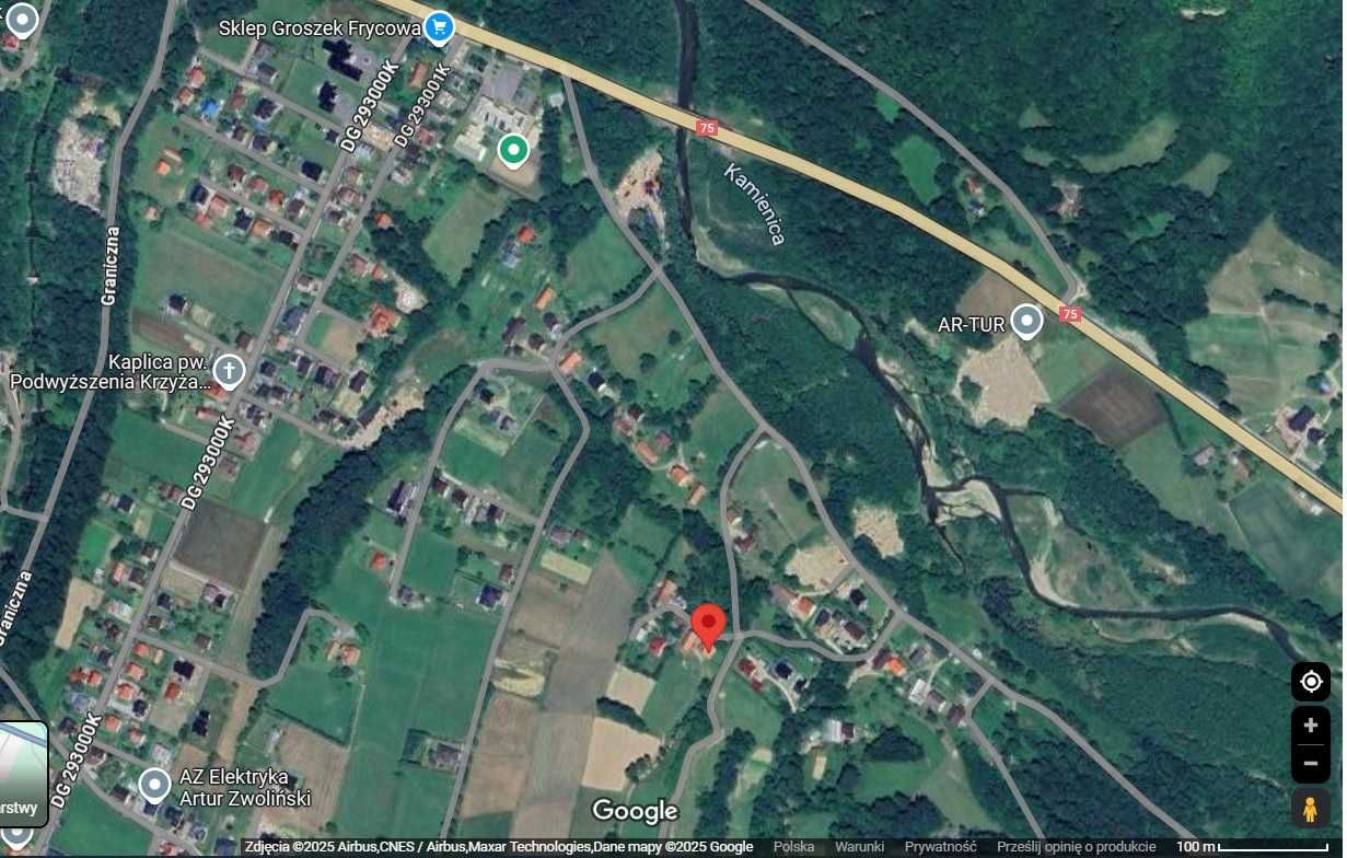 Działka budowlana wraz z zabudowaniami