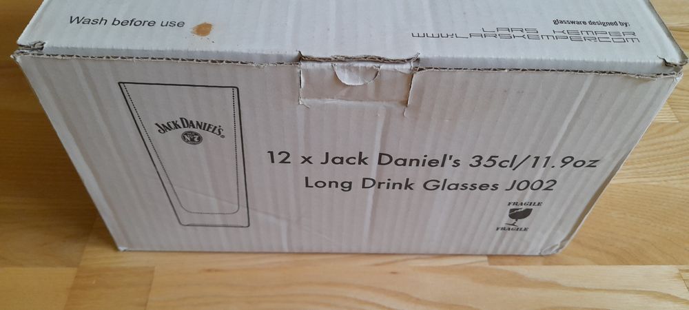Nowe oryginalne szklanki Jack Daniel's long