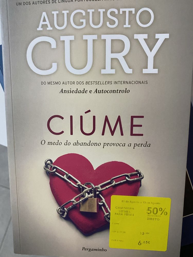 Livro Ciúme Augusto Cury