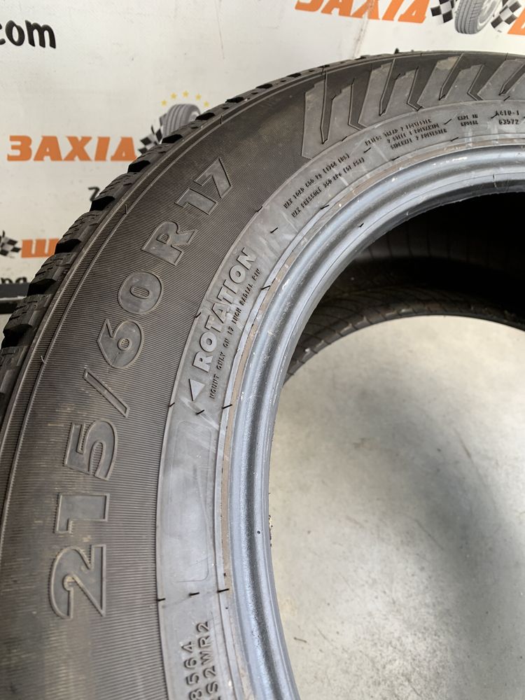 (2шт) 215/60R17 Nokian Nordman 8 (7мм) зимові шини