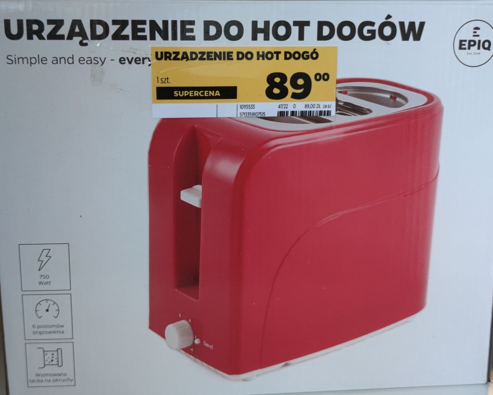 Urządzenie do HotDogów