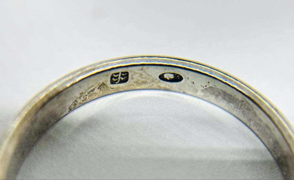 Obrączka srebrna WARMET - 2,73g - rozmiar 18 - stan idealny