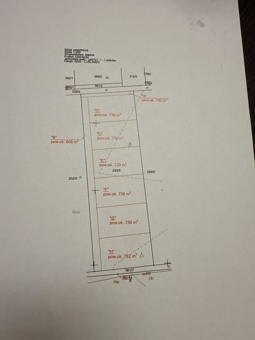 6 działek budowlanych ,Lubliniec, Droniowiczki!