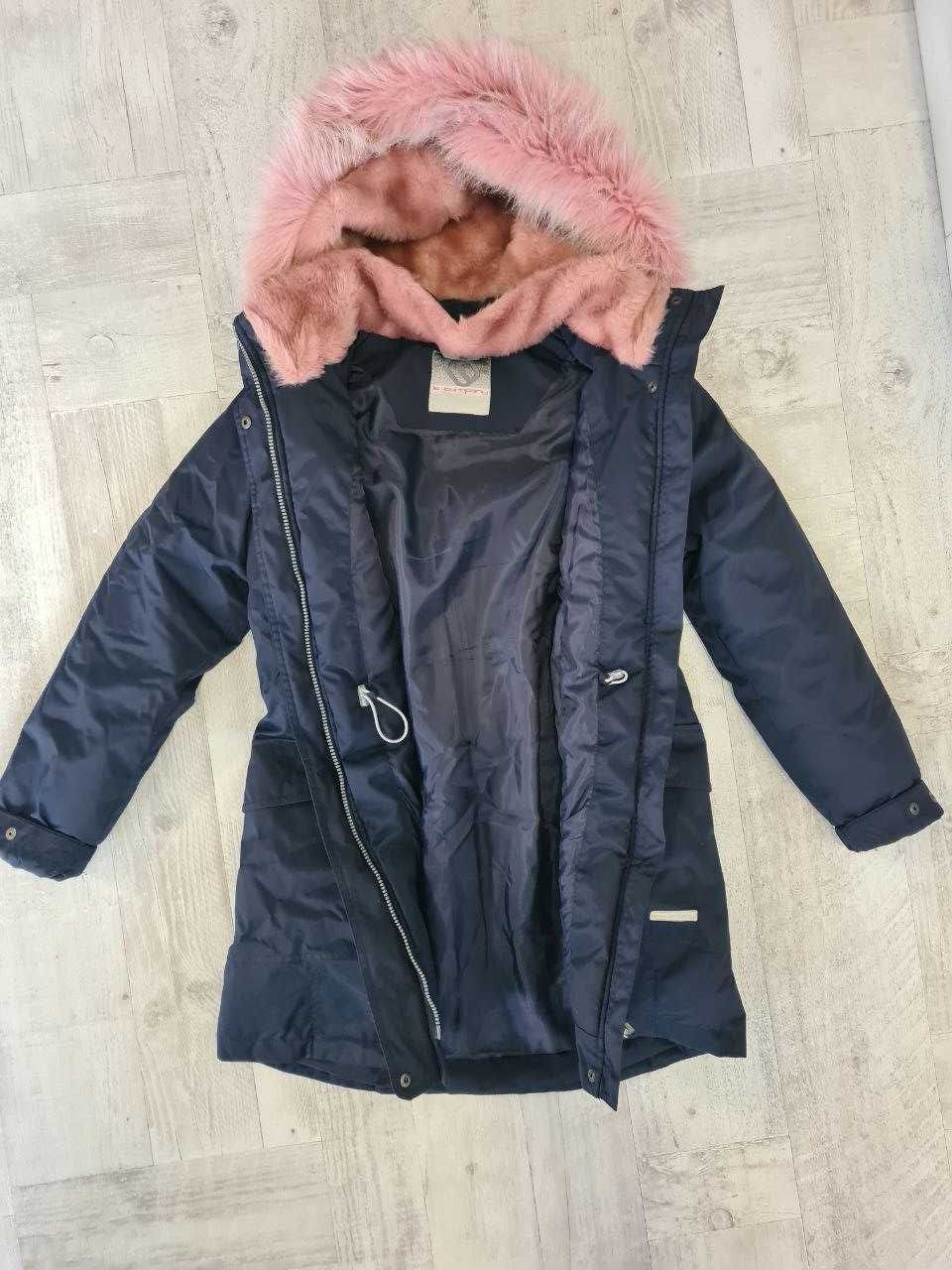 Парка Куртка для дівчинки LENNE зимова ELLY 158р, стан нової куртки
