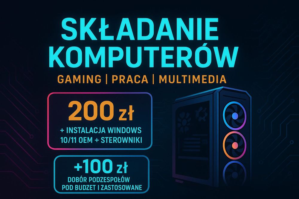 Profesjonalne składanie komputerów na zamówienie