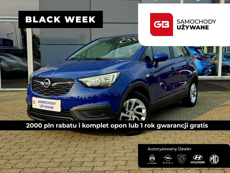 Opel Crossland X OFERTA BLACK WEEK 1.2 PB 81KM Enjoy Salon PL Serwis ASO Gwarancja