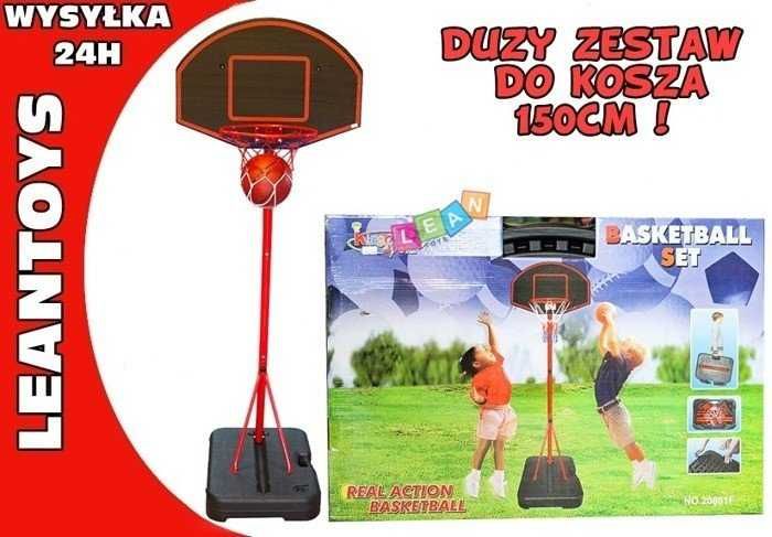 Duży Zestaw do Koszykówki  kosz + Piłka 150 CM