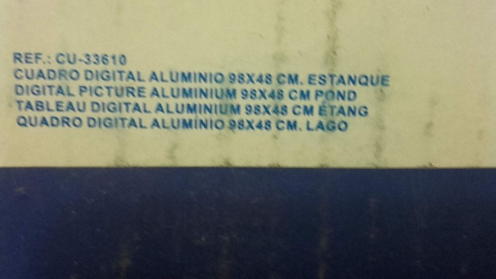 Quadro digital aquário