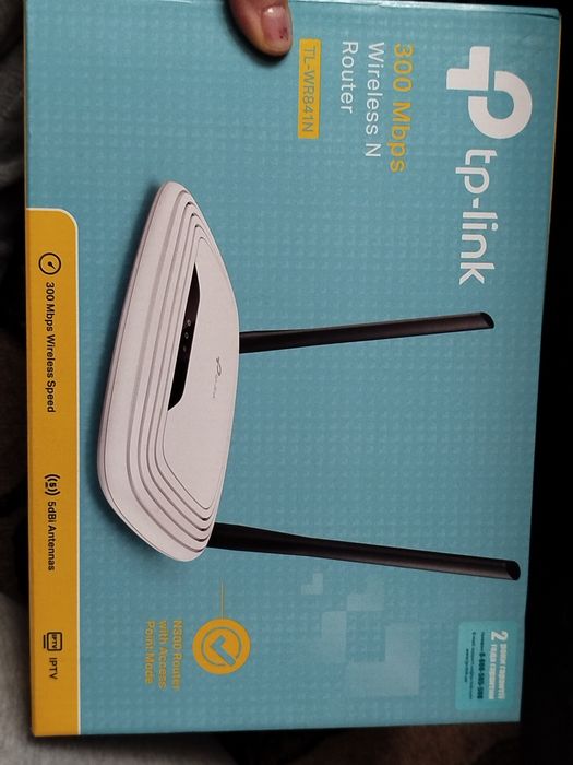 Wi-Fi роутер TP-Link TL-WR841N (300 Mbps)
Надійний бездротовий роутер