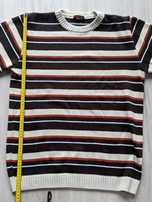 Sweter w paski cieply