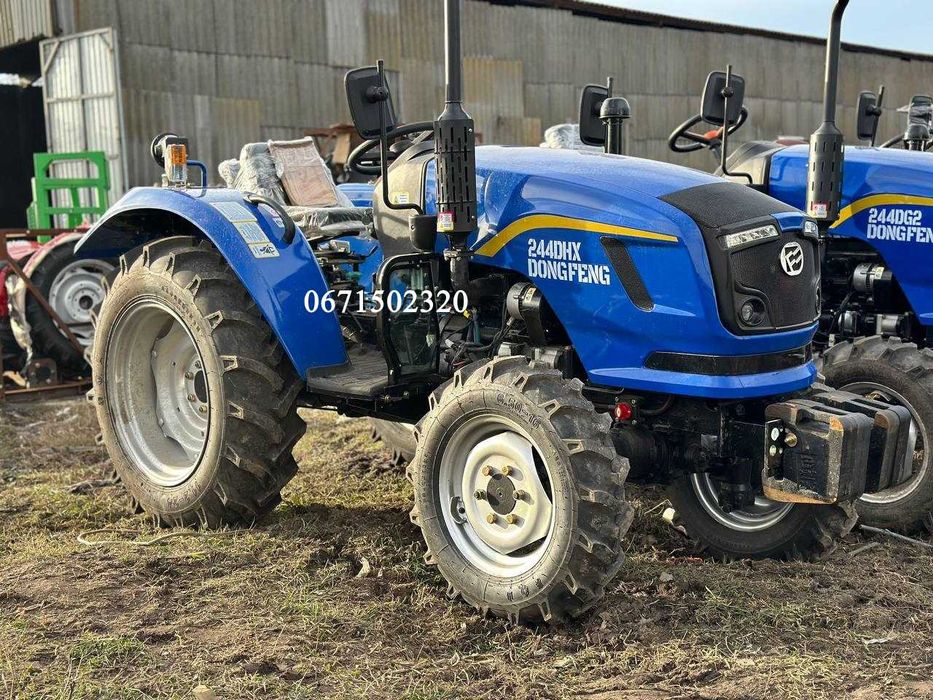 Трактор Dongfeng DF 244 DHX Шини: 6.5-16/11.2-24 Передній міст ведучий