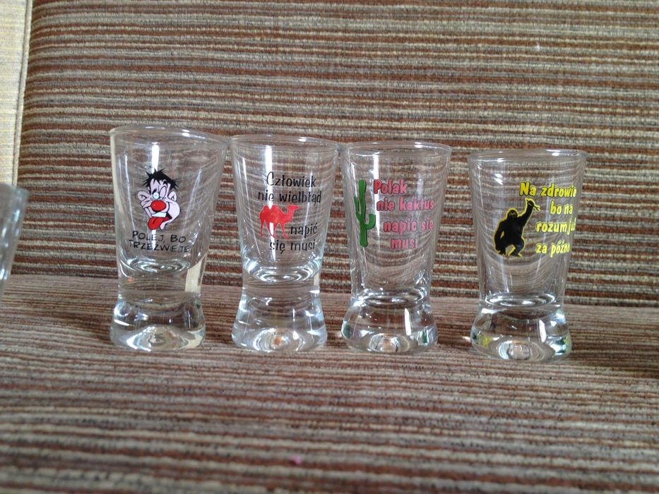 Kieliszki kolekcjonerskie imprezowe śmieszne