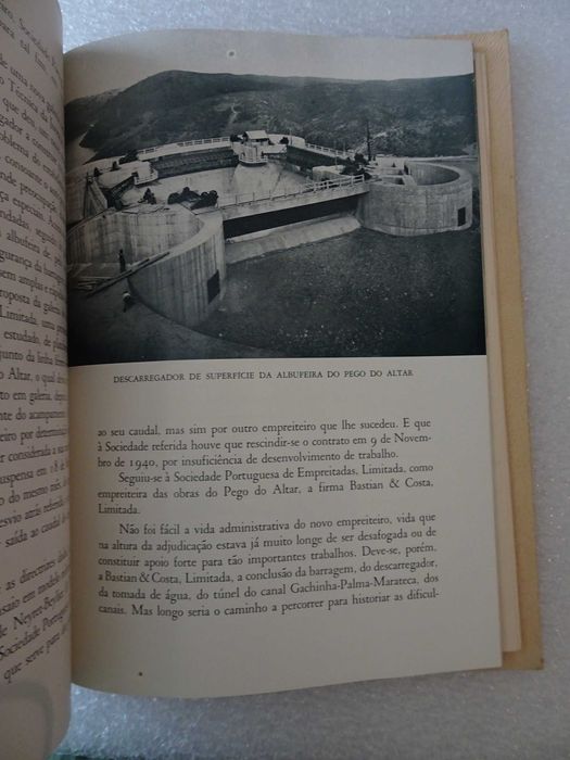 Raro livro Barragem Salazar e obras de rega do Vale do Sado - 1949