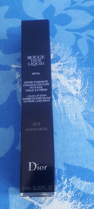 DIOR Rouge Dior Liquid 979 metaliczna pomadka w płynie Nowa