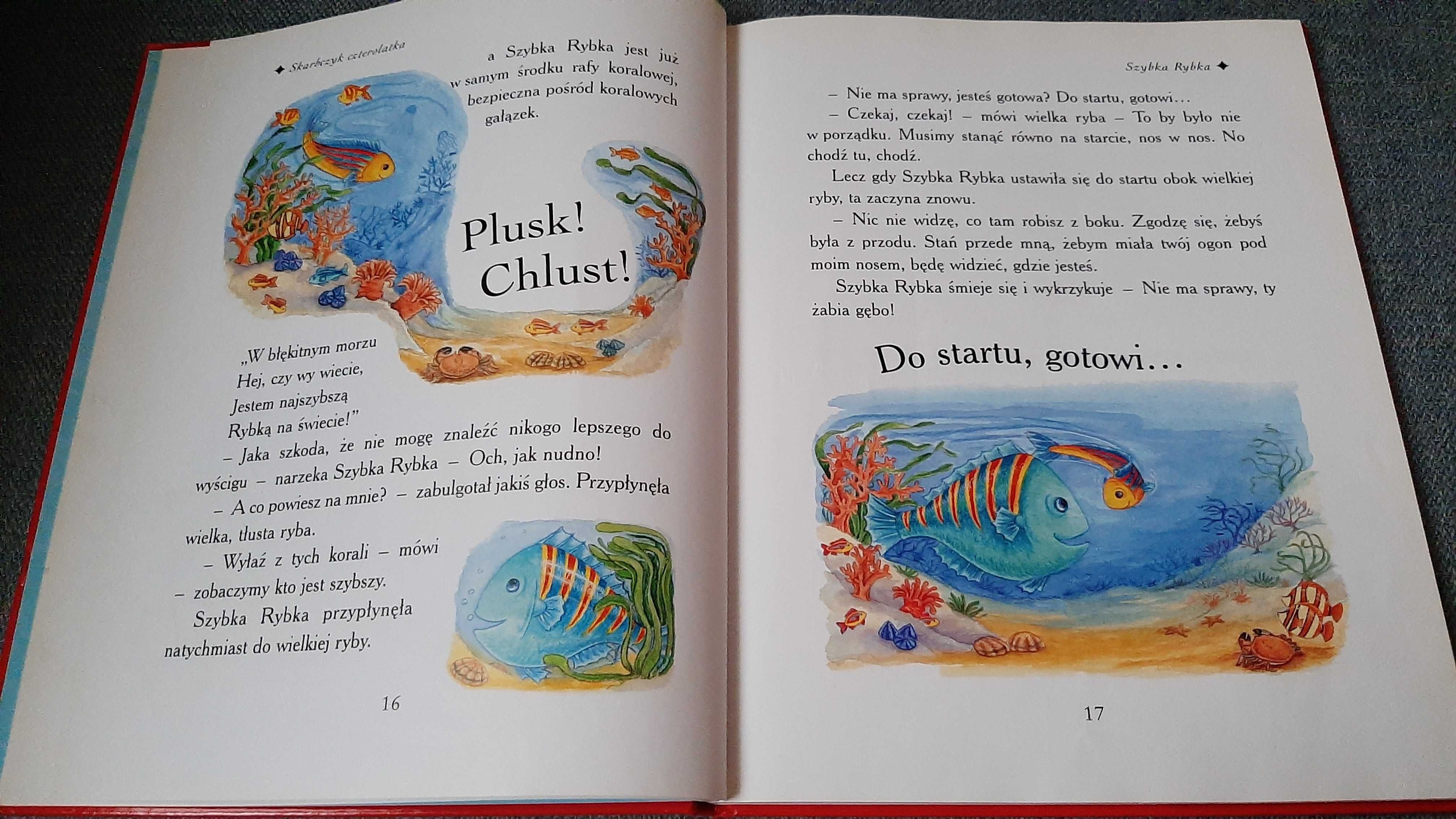 Skarbczyk czterolatka bajki baśnie rymowanki piękne ilustracje