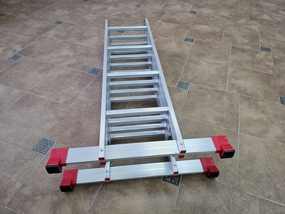 Драбина Трансформер 4х4 4,7м Алюмінієва Великі Замки / Стремянка Нова