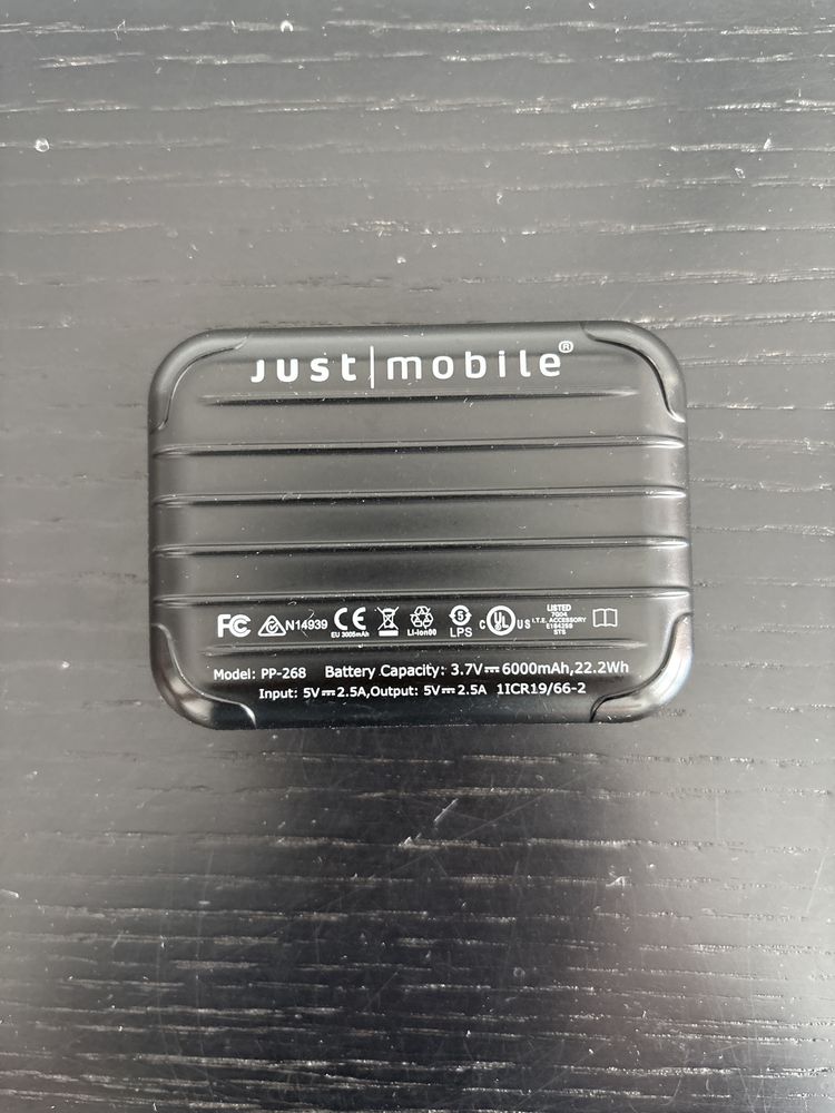 Carregador Powerbank Just Mobile - 6000 mAh