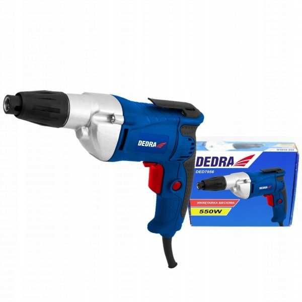 DEDRA DED7956 wkrętarka sieciowa 230V 550W 0-1600obr/min 1/4''