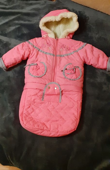 Комбинезон куртка зимняя полукомбинезон зимний конверт рукавички