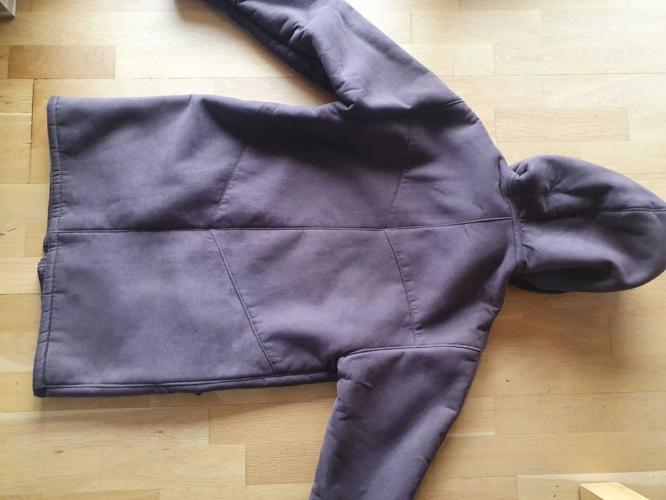 kożuch damski z kapturem 36