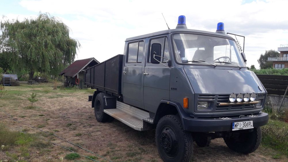 Steyr 690 4x4 doka brygadówka blokada