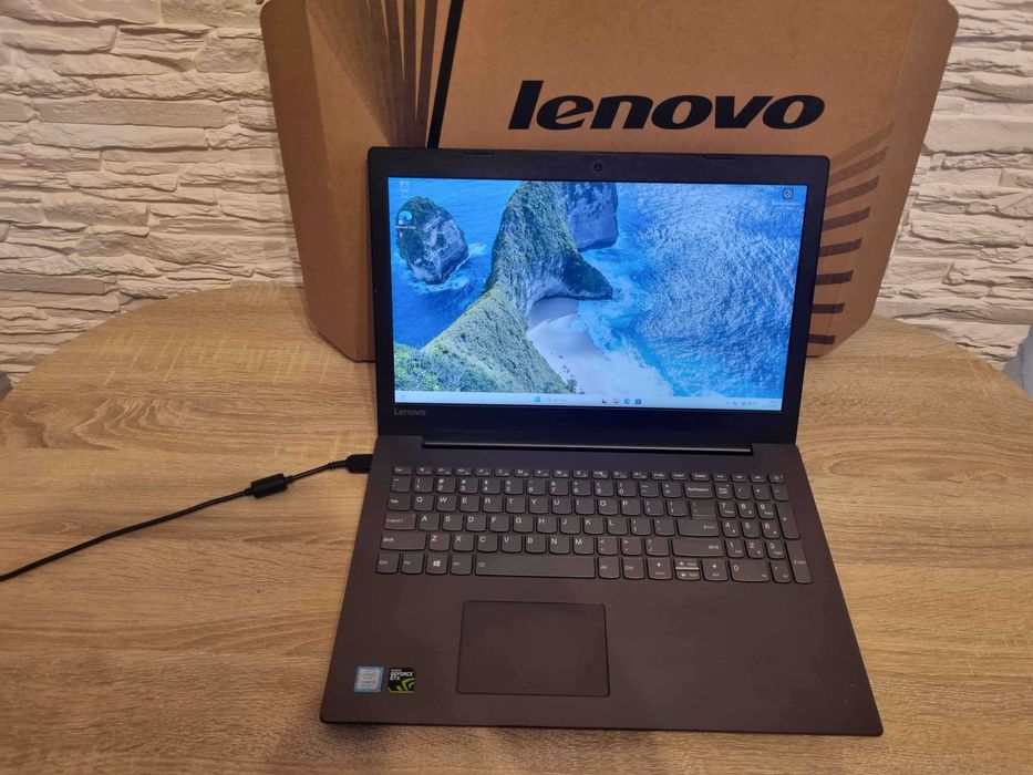 Laptop Lenovo i5-8300H / GTX 1050 / 8GB RAM / Win 11 do gier + pudełko