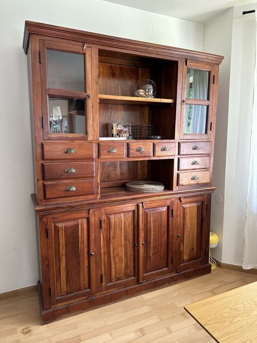 Almidecor duży kredens kolonialny indonezyjski piękny palisander