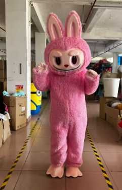 Strój Kostium Przebranie Labubu Gremlin Kolorowy Królik różowy