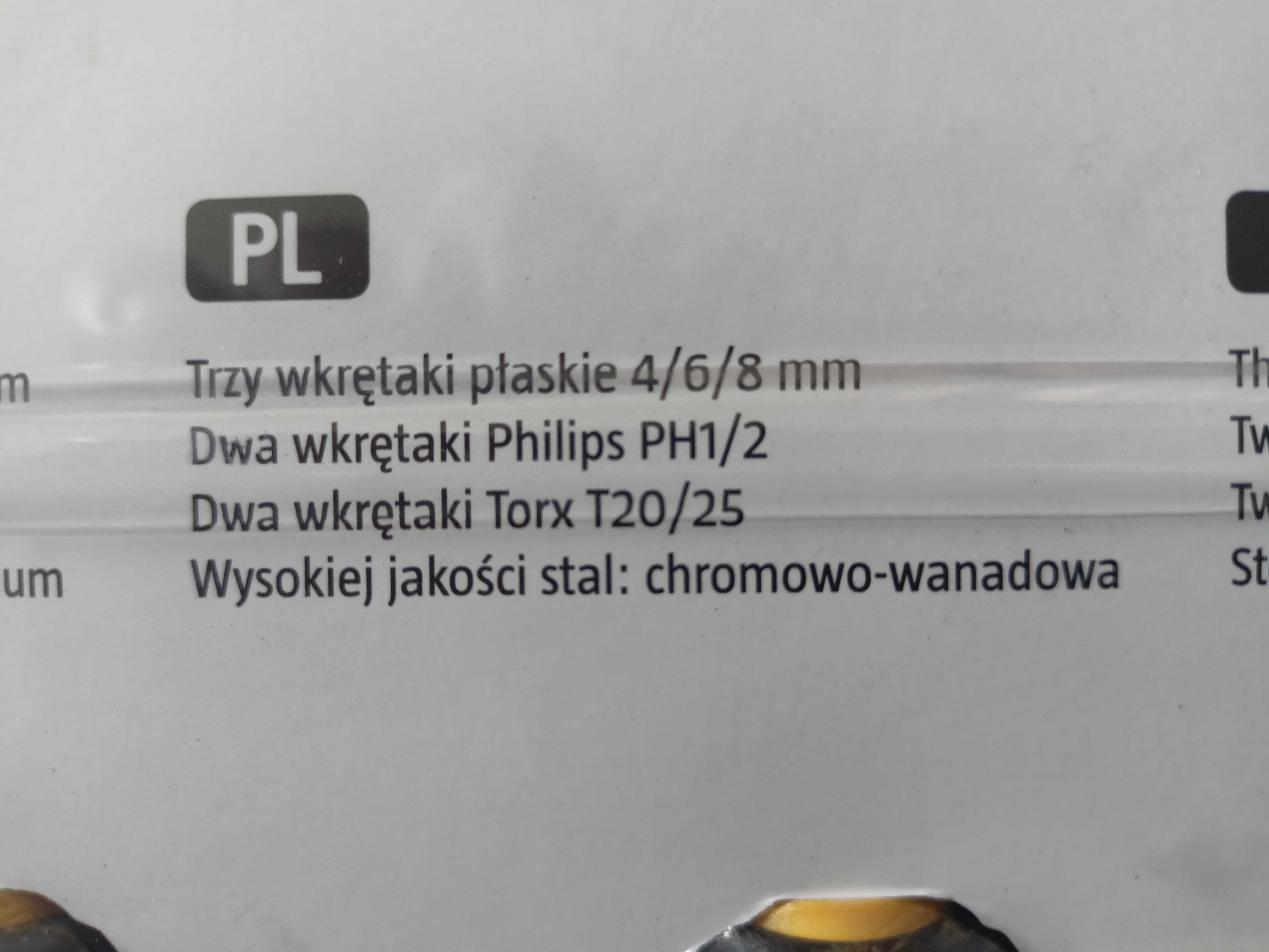 Nowy zestaw 7 solidnych śrubokrętów Hard Head duże wkrętaki