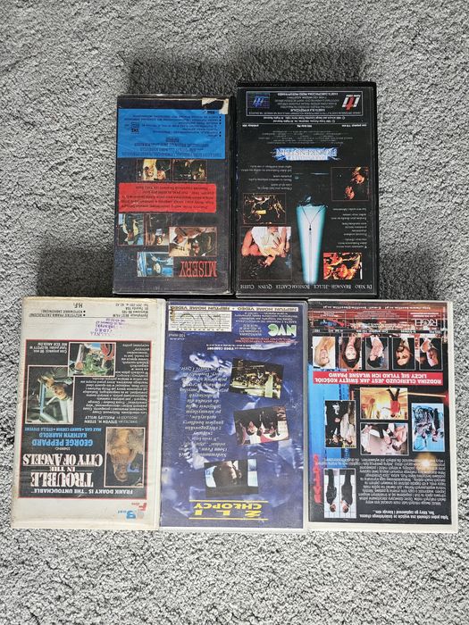 5 kaset VHS zestaw thiller mafia