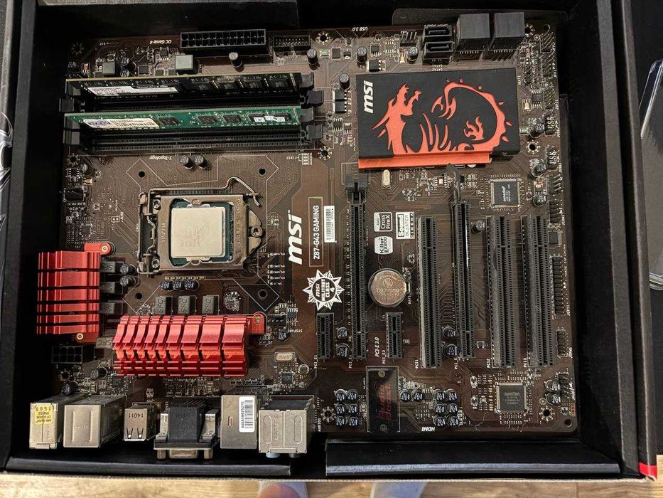 Zestaw komputerowy i7-4770K+płyta MSI Z87-G43 Gaming+16Gb RAM DDR3