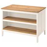 Ikea TORNVIKEN
Wyspa kuchenna, kremowy/dąb, 126x77 cm