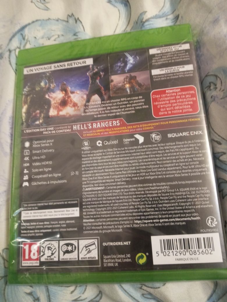 Outriders gra Xbox One i Xbox Series X nowa folia