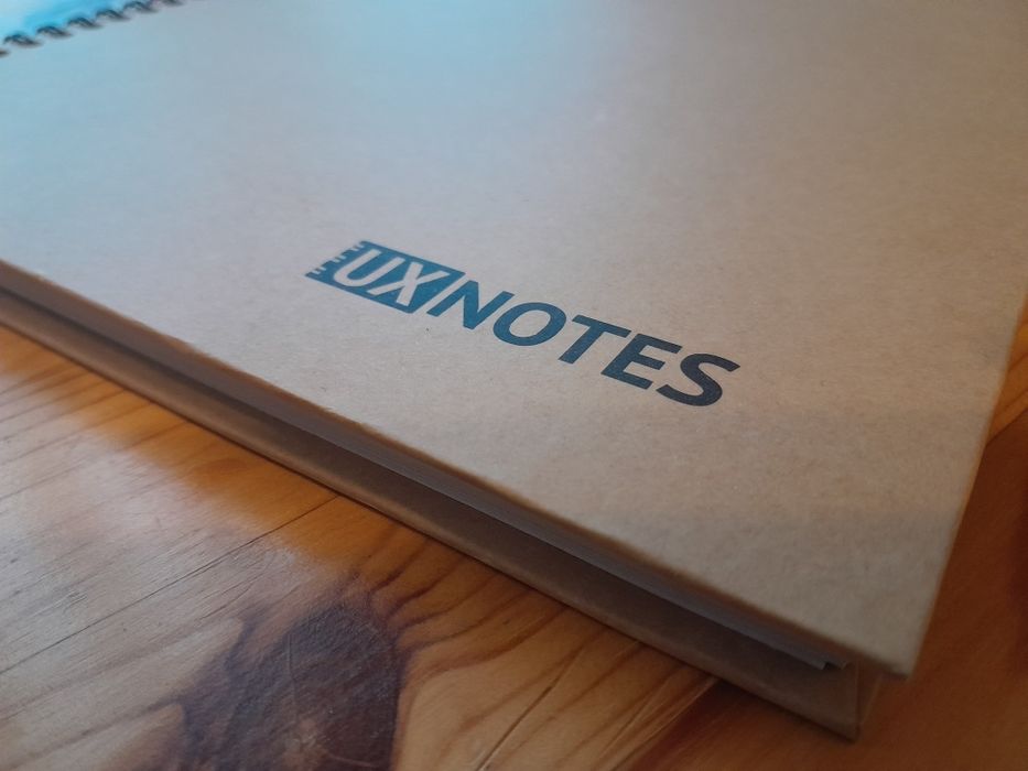 Notes do makiet mockupów UX Notes A4 UI interfejsów