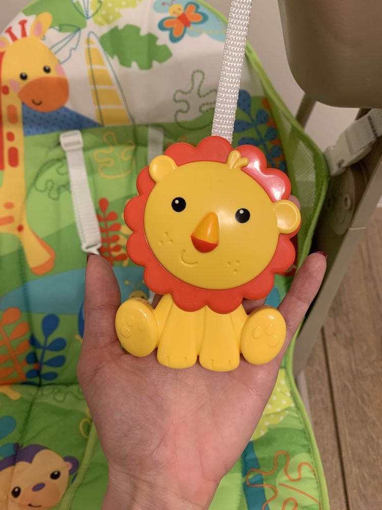 Fisher Price Huśtawka-Leżaczek dla Niemowląt 2w1 NOWA