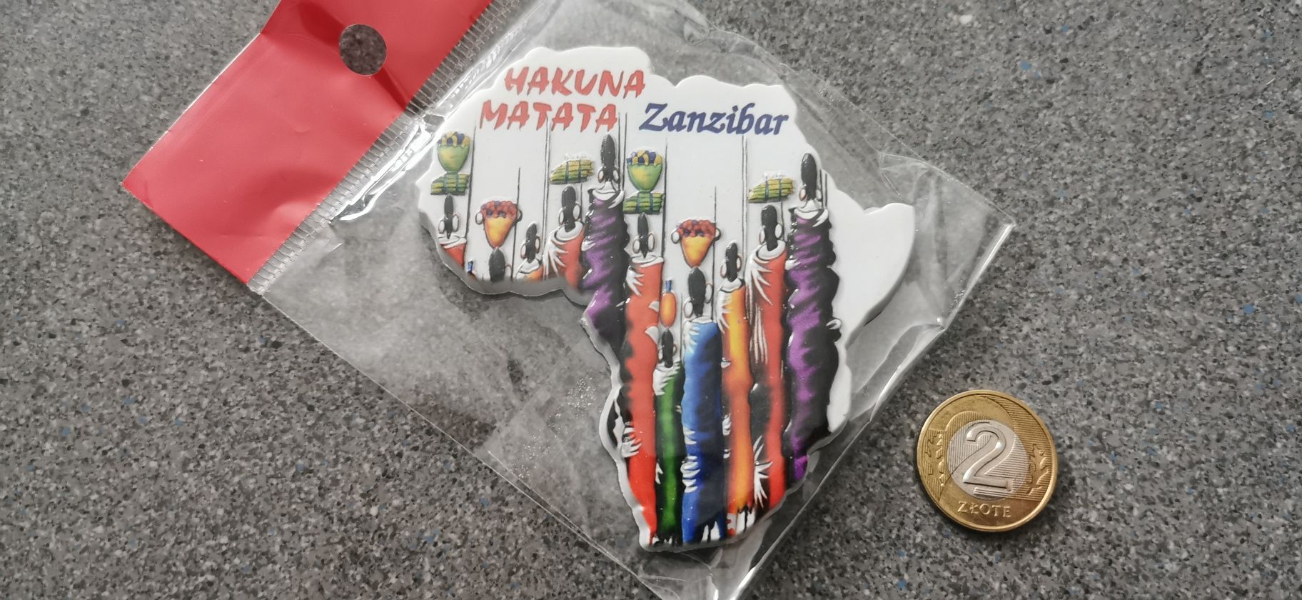Magnes Zanzibar 3d Afryka Tanzania