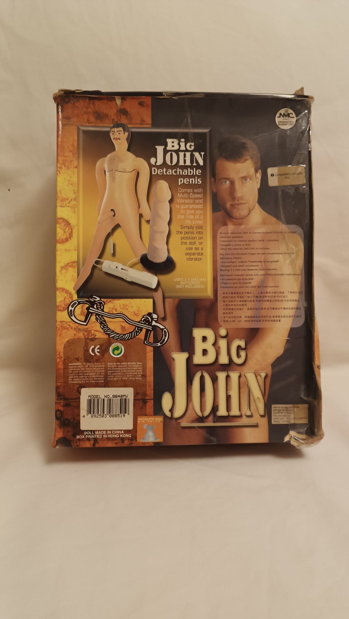 Boneco Insuflável. Big John. Despedidas Solteiras. Novo