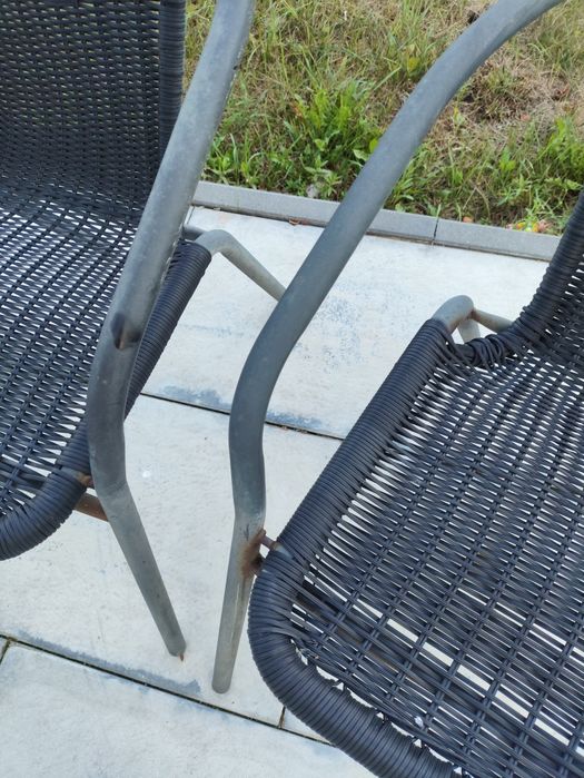 Krzesła 2 szt ogrodowe