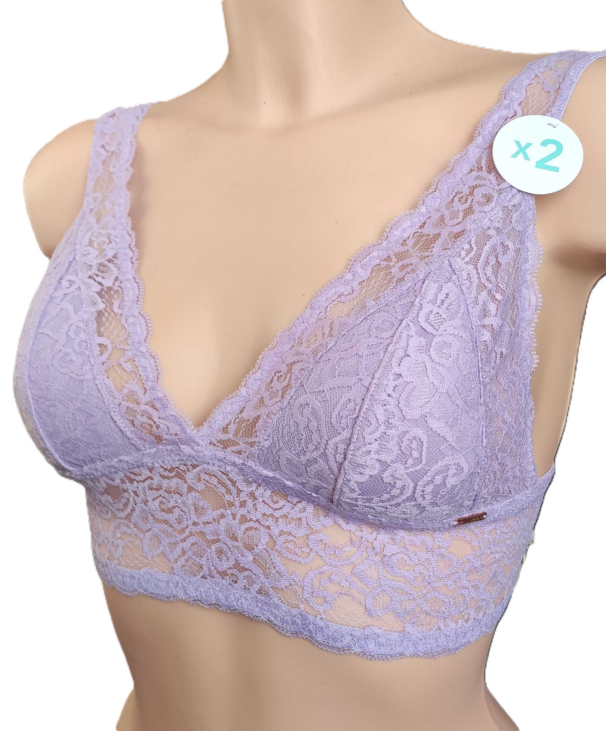 Biustonosz Dorina Lana braletka zestaw 2 x biustonosz UK 10 EU S
