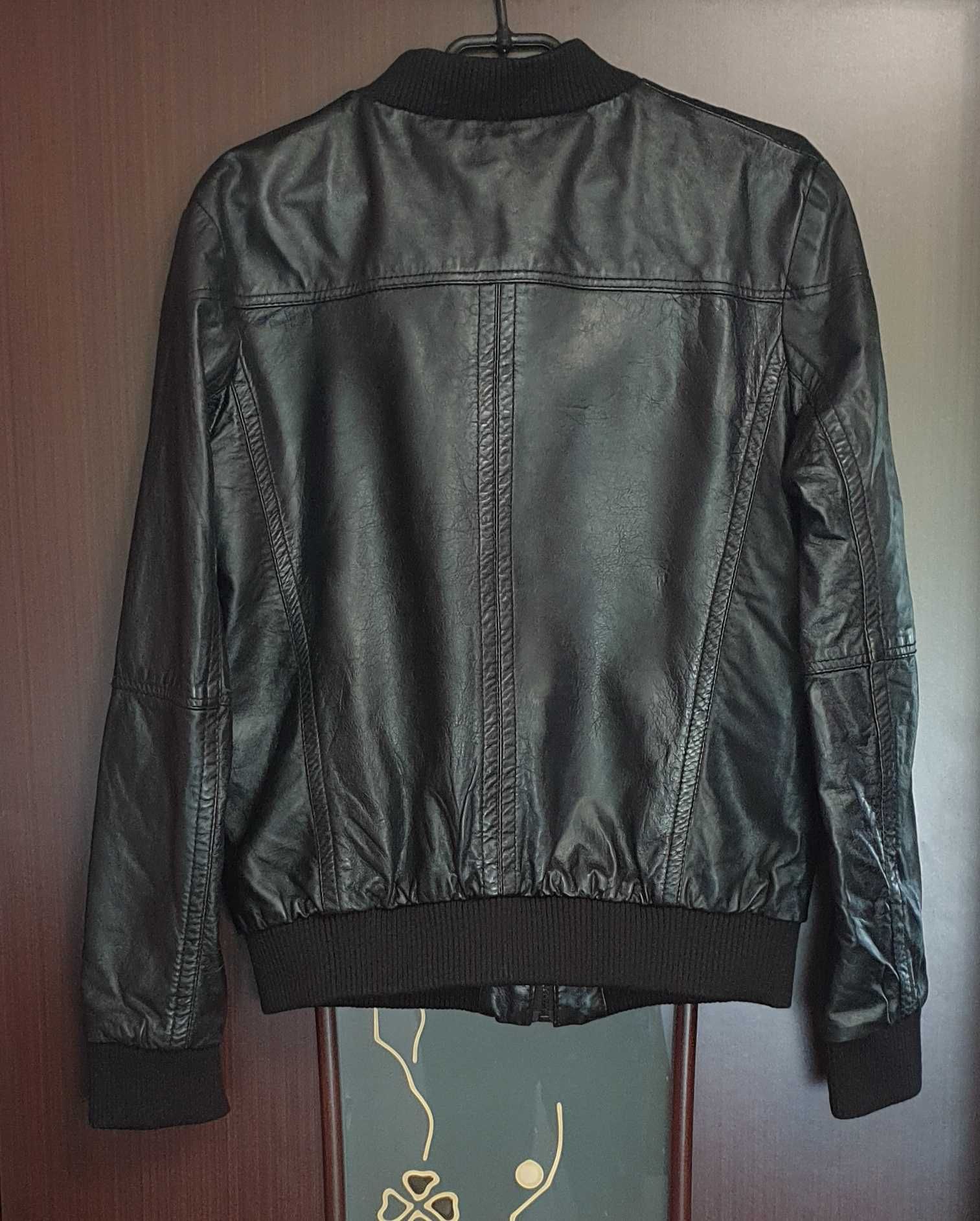 Эффектная кожаная мужская куртка от итальянского бренда MIRAGE