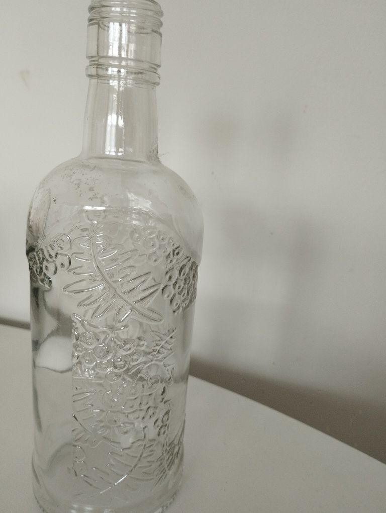 Piękna szklana butelka