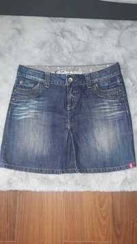 Spódnica denim jeans mini rozm. 42 / L dżinsowa