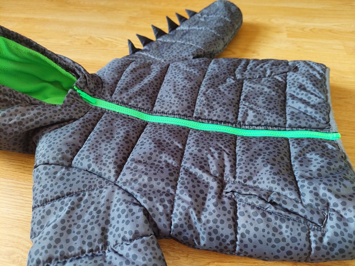 Тепла куртка Carters динозавр на 4-5 років курточка єврозима