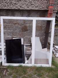 Okno plastikowe białe,  używane