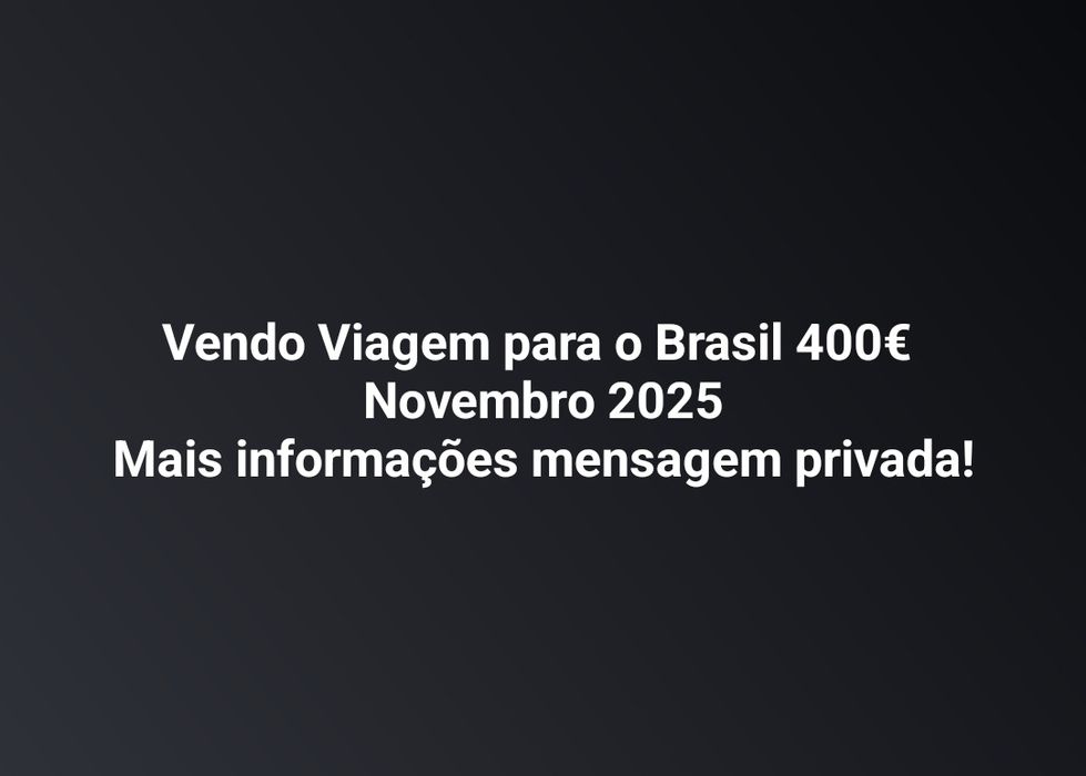 Viagem para o Brasil